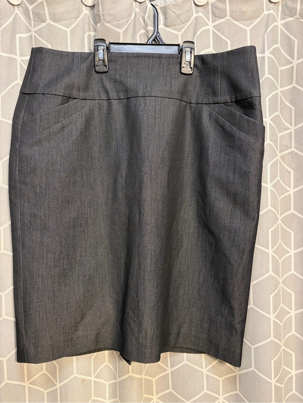 Calvin Klein Charcoal Gray Pencil Skirt